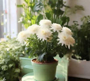 白菊花养植，家居绿意盎然之道