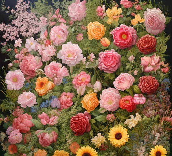 四季缤纷，养花宝典，打造四季花境,四季常开的花卉宝典，养出一年四季的缤纷色彩,花期,第1张