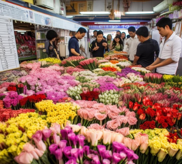 斗南鲜花批发市场探秘，市场动态解析与消费者导览,云南斗南鲜花批发价格表揭秘，市场动态与消费者指南,鲜花批发,第1张