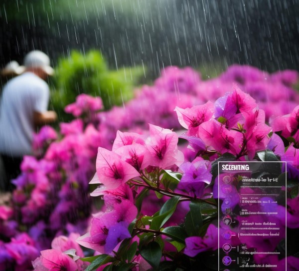 三角梅淋雨影响及科学养护之道,三角梅开花期能否淋雨？科学养护指南揭秘,花期,第1张