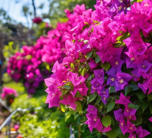 三角梅盛花期攻略，花期详解与促花秘诀,三角梅开花季，了解三角梅花期及促花技巧,花期,第1张