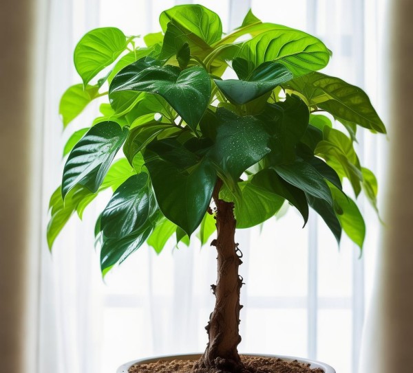 室内绿植新宠——万年青金钱树，赏心悦目的植物美学赏析,万年青金钱树，室内绿植新宠，观赏与风水兼备的植物图片赏析,万年青,第1张