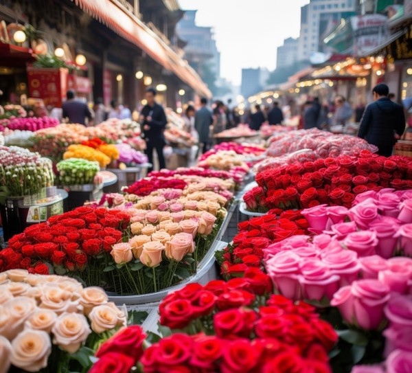 揭秘鲜花批发市场，玫瑰花品质与性价比的权衡之道,北京玫瑰花鲜花批发价格探秘，品质与价格的完美平衡,花期,鲜花批发,市场行情,第1张