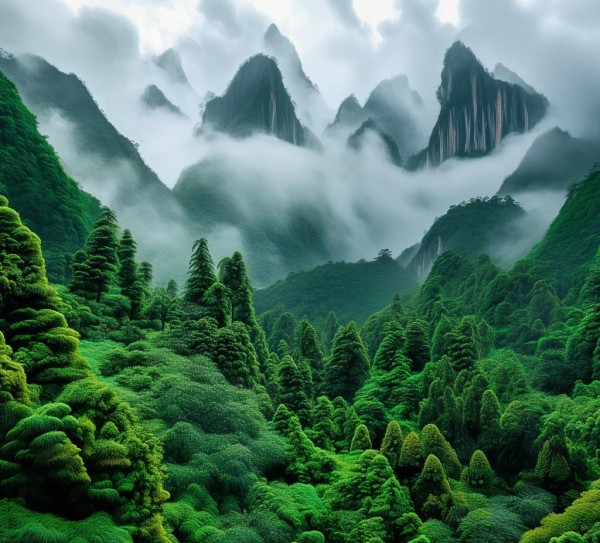 贵州秘境，万年青植物的绝美图卷,探寻贵州秘境，万年青植物的美丽画卷,花期,万年青,第1张