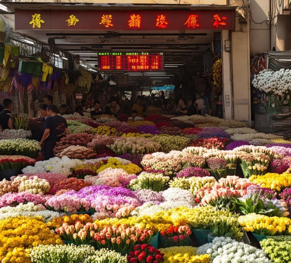 广州鲜花批发市场实时行情解析,广州今日鲜花批发价格一览，市场行情动态解析,鲜花批发,市场行情,满天星,第1张