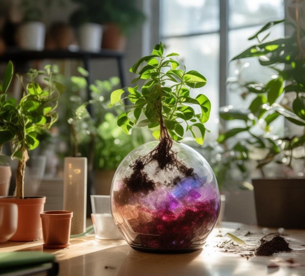 水晶泥养花烂根真相，揭秘植物养护常见误区,水晶泥养花为何会导致烂根？揭秘植物养护中的误区,养花,土壤,室内植物,第1张