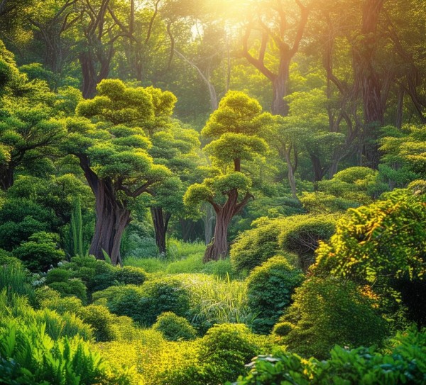 自然画卷中的瑰宝，木本植物之美与名称揭秘,漫步自然画卷，那些令人陶醉的观赏木本植物图片名字解析,木本植物,第1张