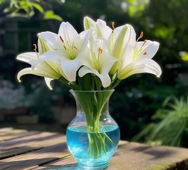 花水养护秘籍，延长花期，让花朵绽放更持久,百合花水养延长花期秘籍，让美丽绽放更长久,花期,第1张