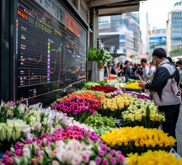 昆明鲜花批发市场行情洞察，动态解析与趋势前瞻,昆明鲜花批发价格行情分析，市场动态与趋势解读,鲜花批发,昆明鲜花,满天星,第1张